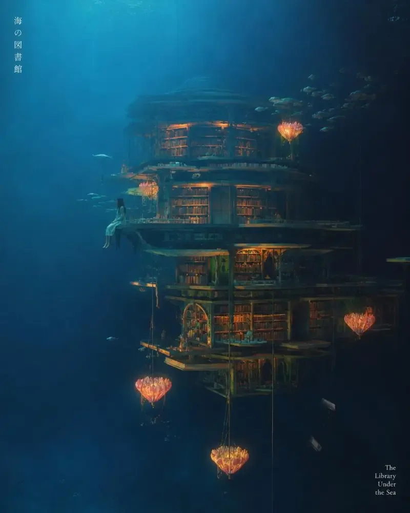 《深海图书馆》封面缩略图 - 奇幻穿越短剧